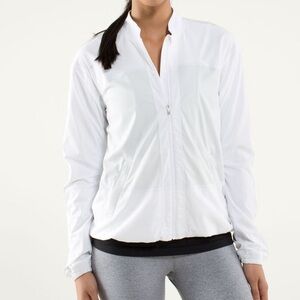 lululemon athletica White size 4 Off the Court Jacket nimbus